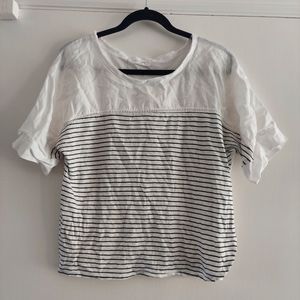 Color block striped shirt from Korea
